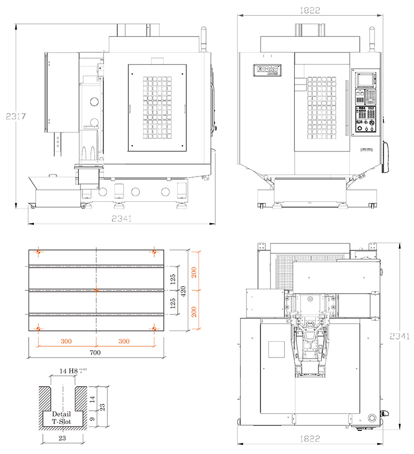 HD-T640 高速高精钻孔攻牙机